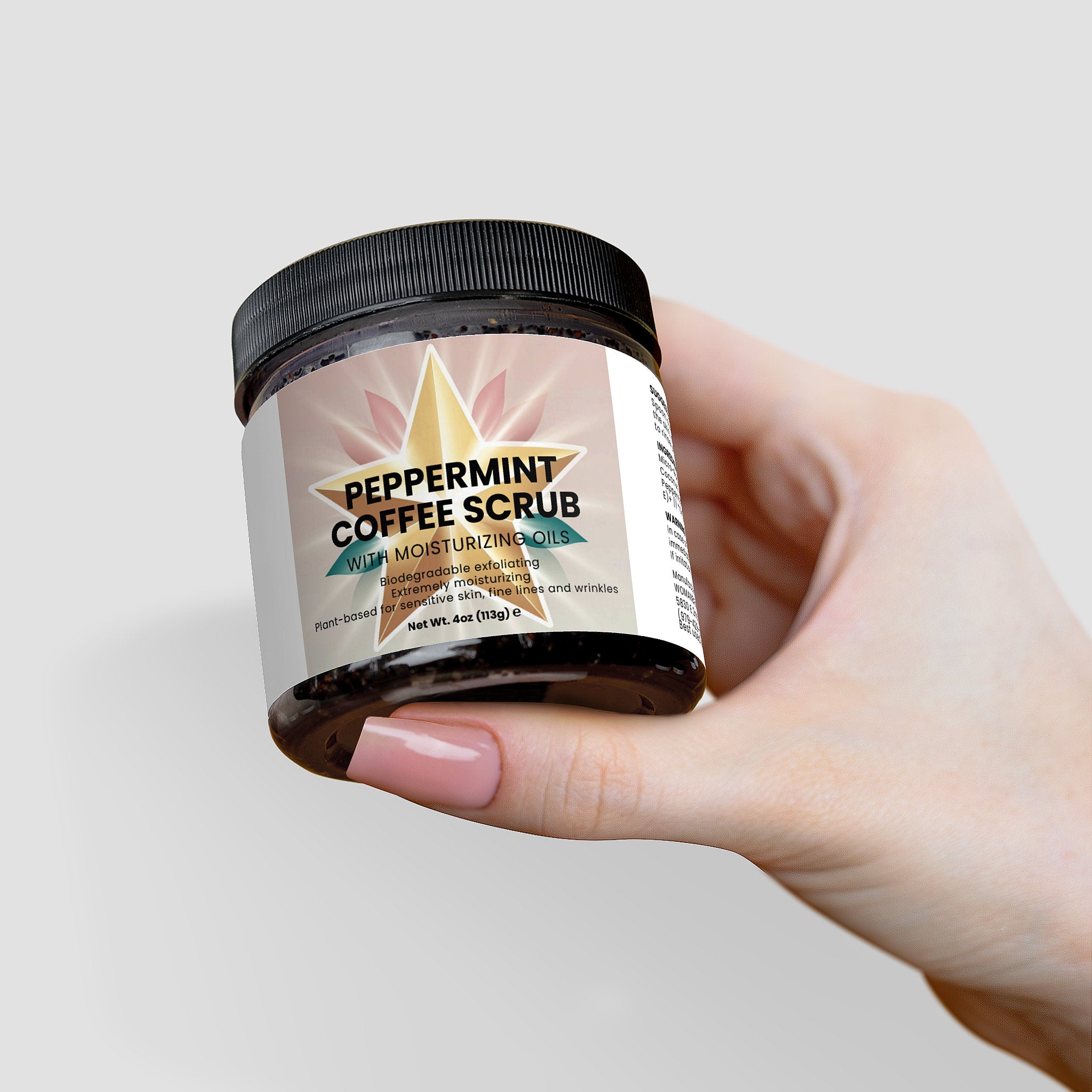 Peppermint Coffee Scrub