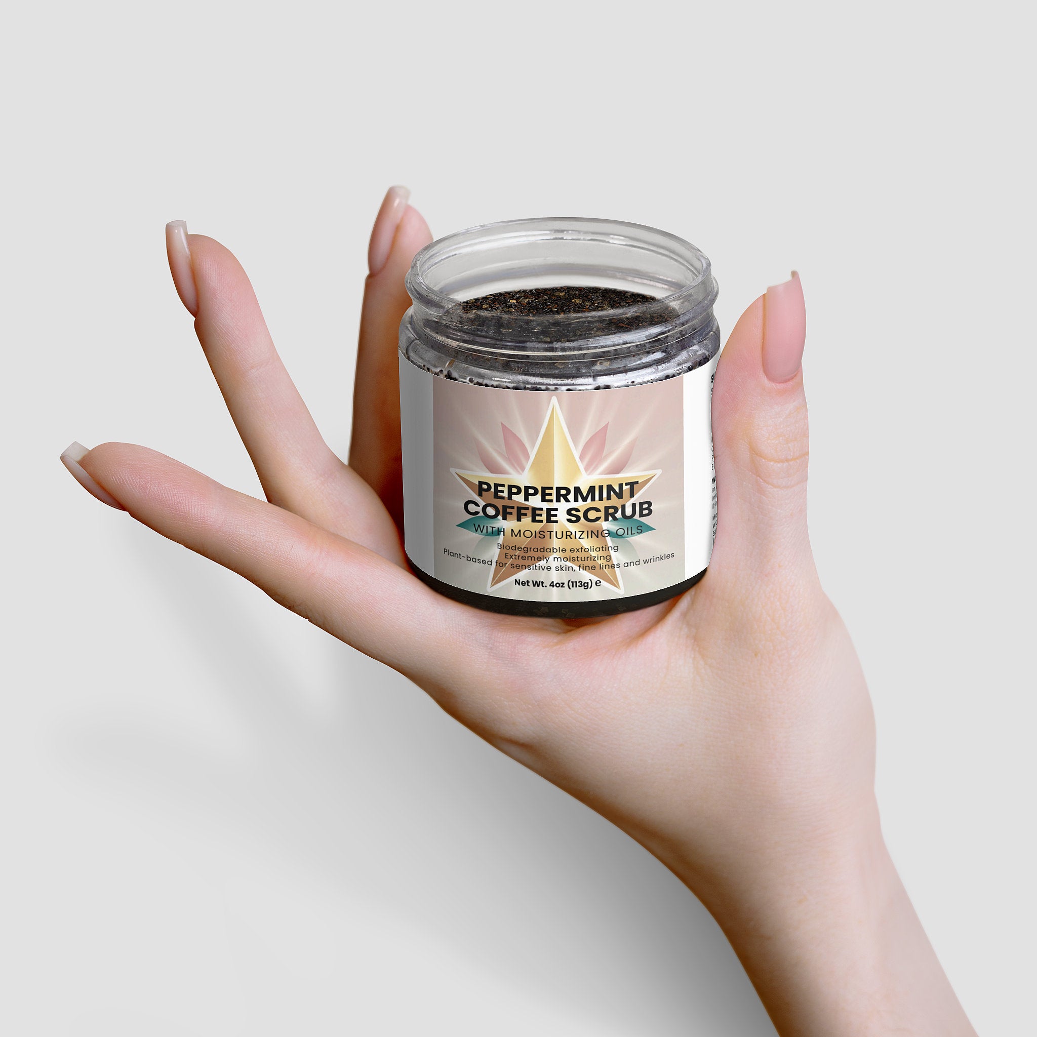Peppermint Coffee Scrub