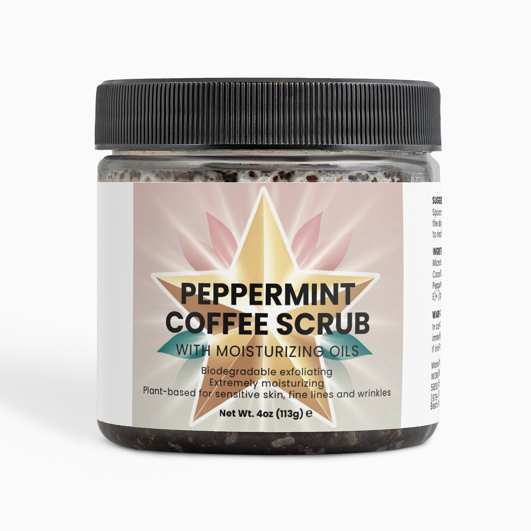 Peppermint Coffee Scrub
